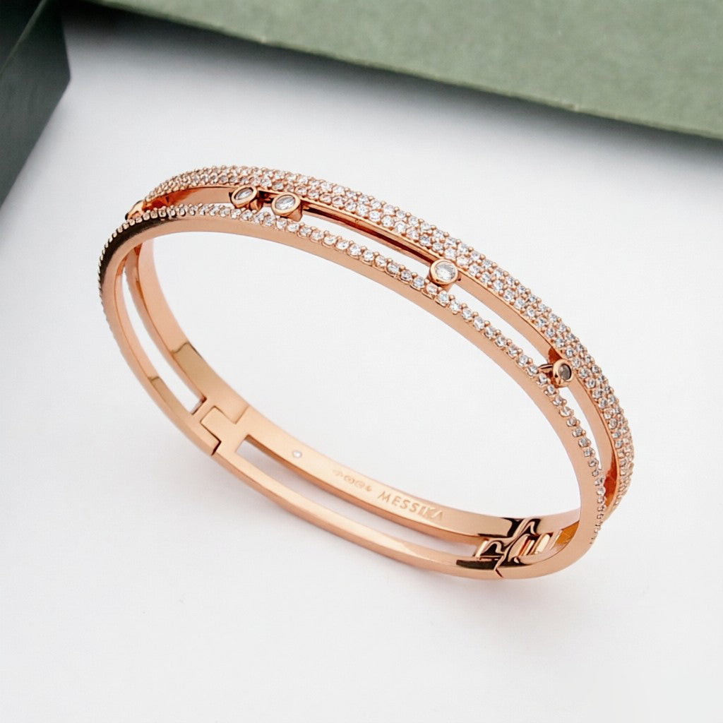 [⭐Hevara Jewelry]Move Romane pavé bangle