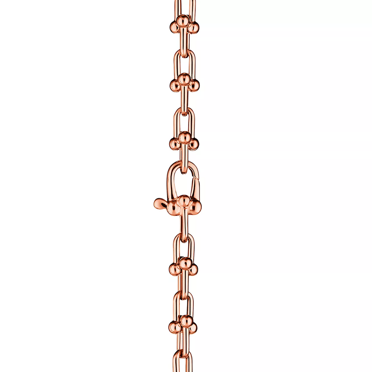 [Hevara Jewelry]HARDWEAR MICRO LINK 44 MOTIF PINK GOLD BRACELET