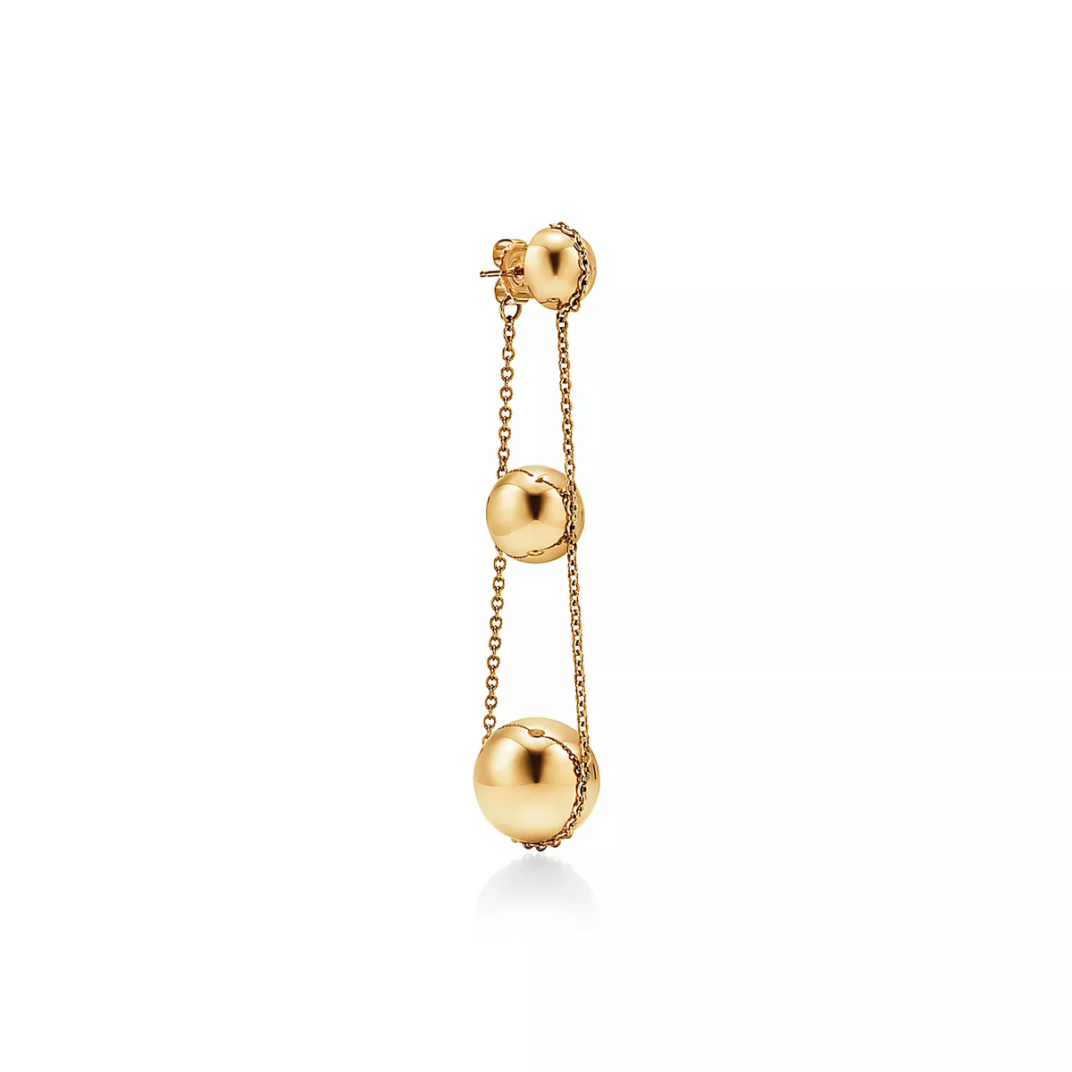 [Hevara Jewelry]TRIPLE DROP GOLD EARRINGS