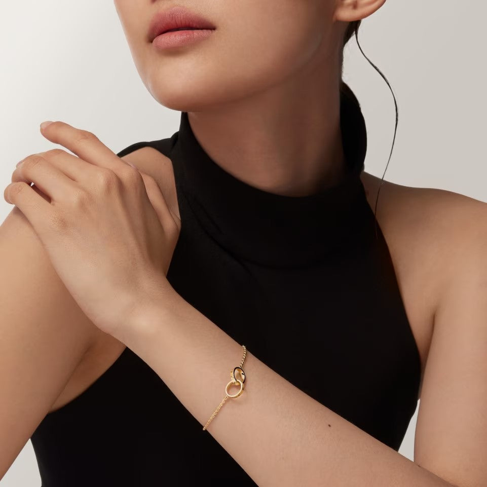 [⭐Hevara Jewelry]LOVE BRACELET DOUBLE RING