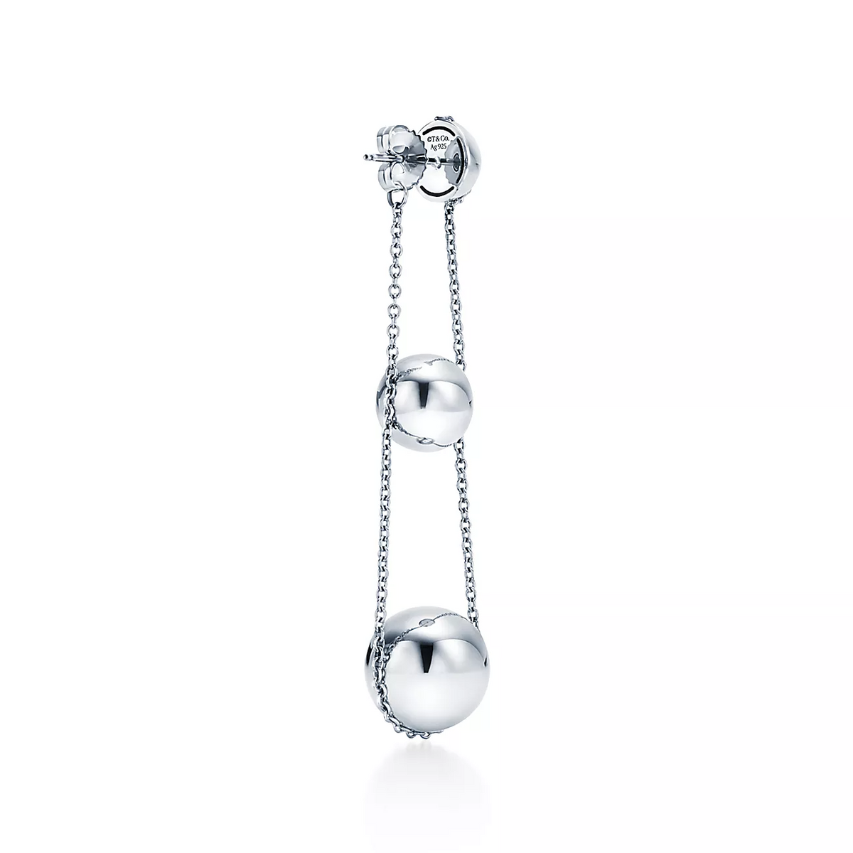 [Hevara Jewelry]TRIPLE DROP SILVER EARRINGS