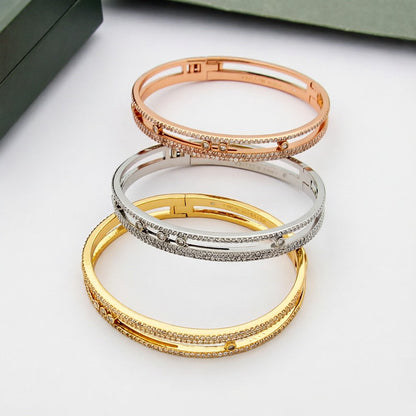 [⭐Hevara Jewelry]Move Romane pavé bangle