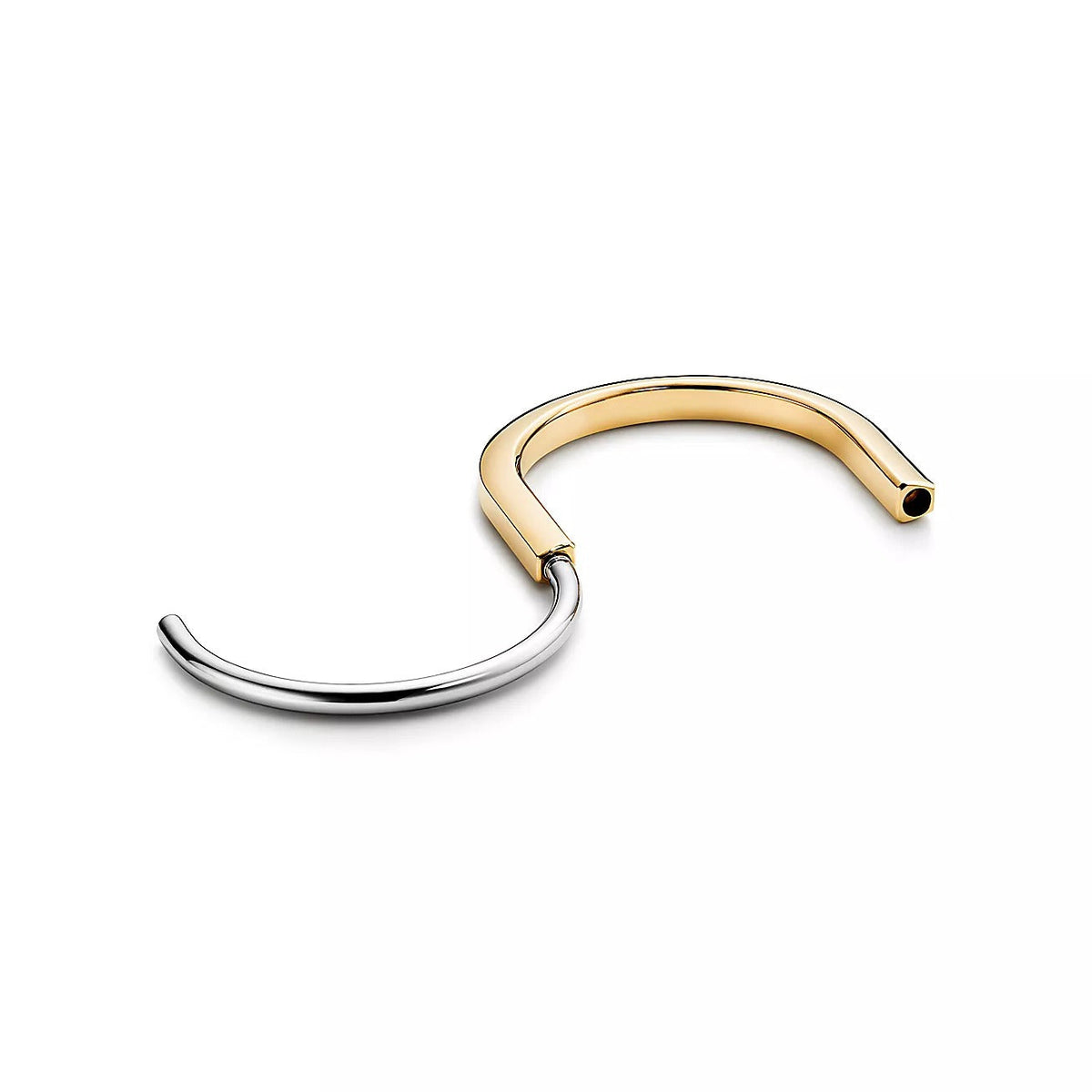 [Hevara Jewelry]LOCK BRACELET YELLOW AND WHITE GOLD