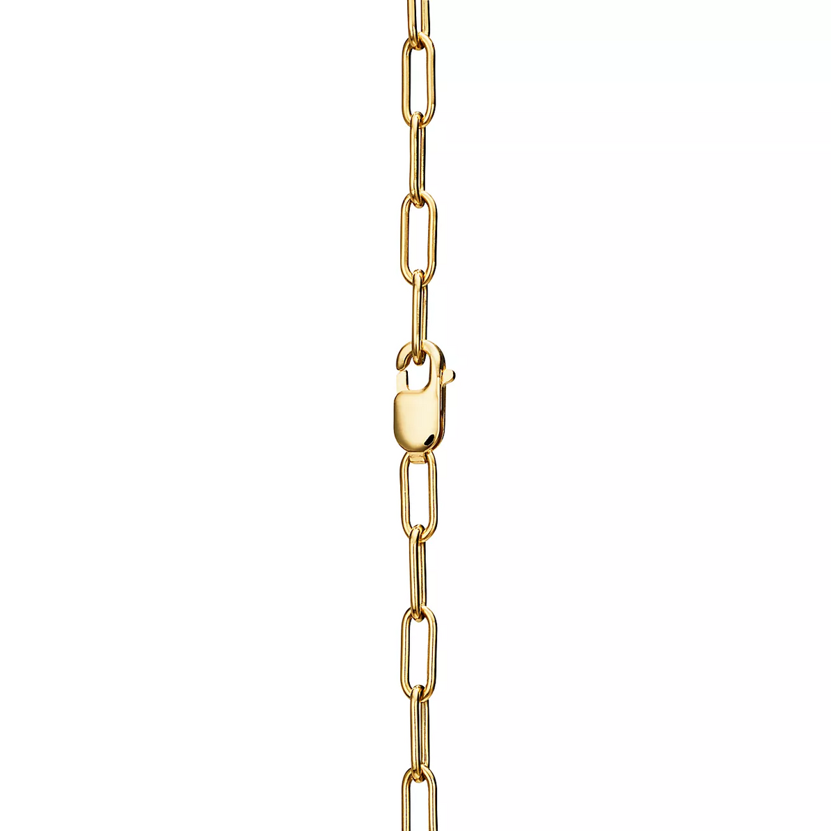[Hevara Jewelry]LOCK NECKLACE MEDIUM PENDANT GOLD PAVED DIAMONDS