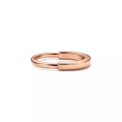 [Hevara Jewelry]LOCK RING PINK GOLD