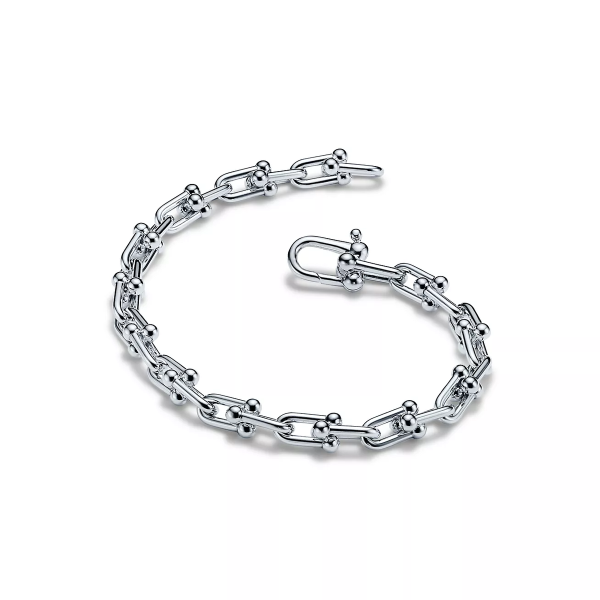 [Hevara Jewelry]HARDWEAR SMALL LINK 26 MOTIF SILVER BRACELET