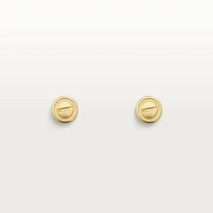 [⭐Hevara Jewelry]LOVE EARRINGS GOLD 10MM