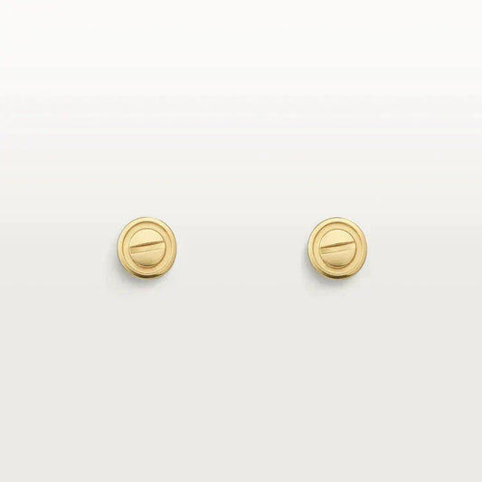 [⭐Hevara Jewelry]LOVE EARRINGS GOLD 10MM