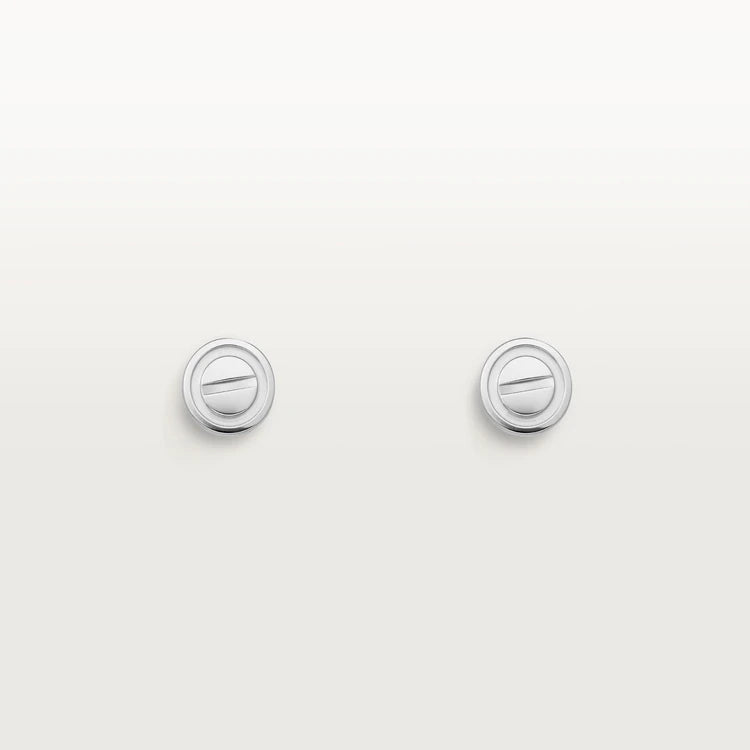 [⭐Hevara Jewelry]LOVE EARRINGS SILVER 10MM