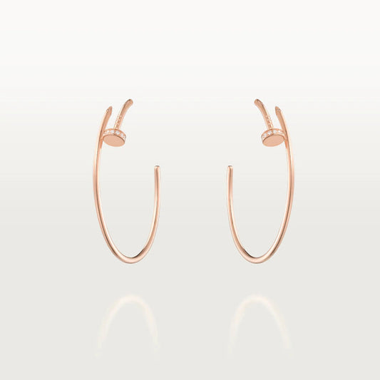 [⭐Hevara Jewelry]JUSTE EARRINGS DIAMONDS 1.8MM