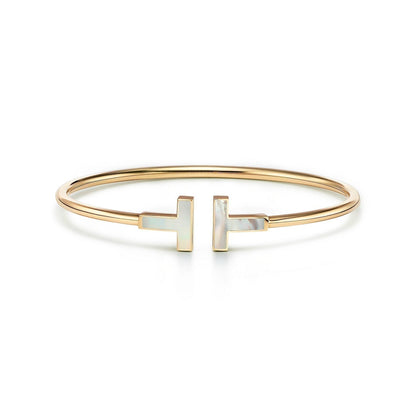 [Hevara Jewelry]T BRACELET 1.8MM MOP PINK GOLD