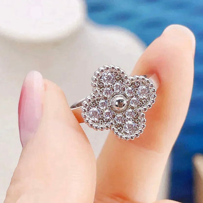 [⭐Hevara Jewelry]CLOVER DIAMOND RING