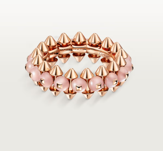 [⭐Hevara Jewelry]CLASH ELEGANT ROSE GOLD RING FEATURING NATURAL AGATE
