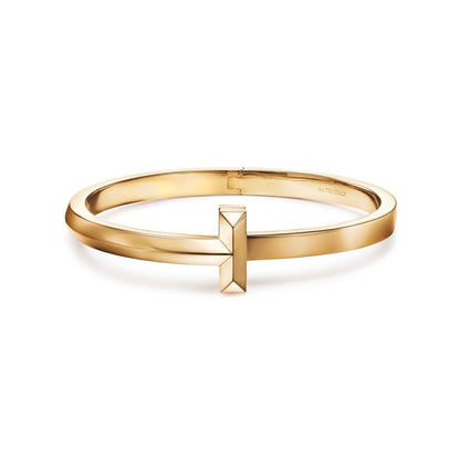 [Hevara Jewelry]T1 WIDE HINGED BANGLE BRACELET