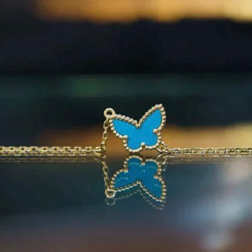 [⭐Hevara Jewelry]BUTTERFLY TURQUOISE BUTTERFLY BRACELET