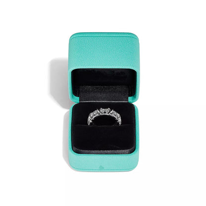 [Hevara Jewelry]SIXTEEN STONE SILVER RING