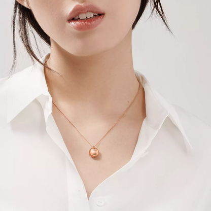 [Hevara Jewelry]BALL PENDANT 12.75MM NECKLACE