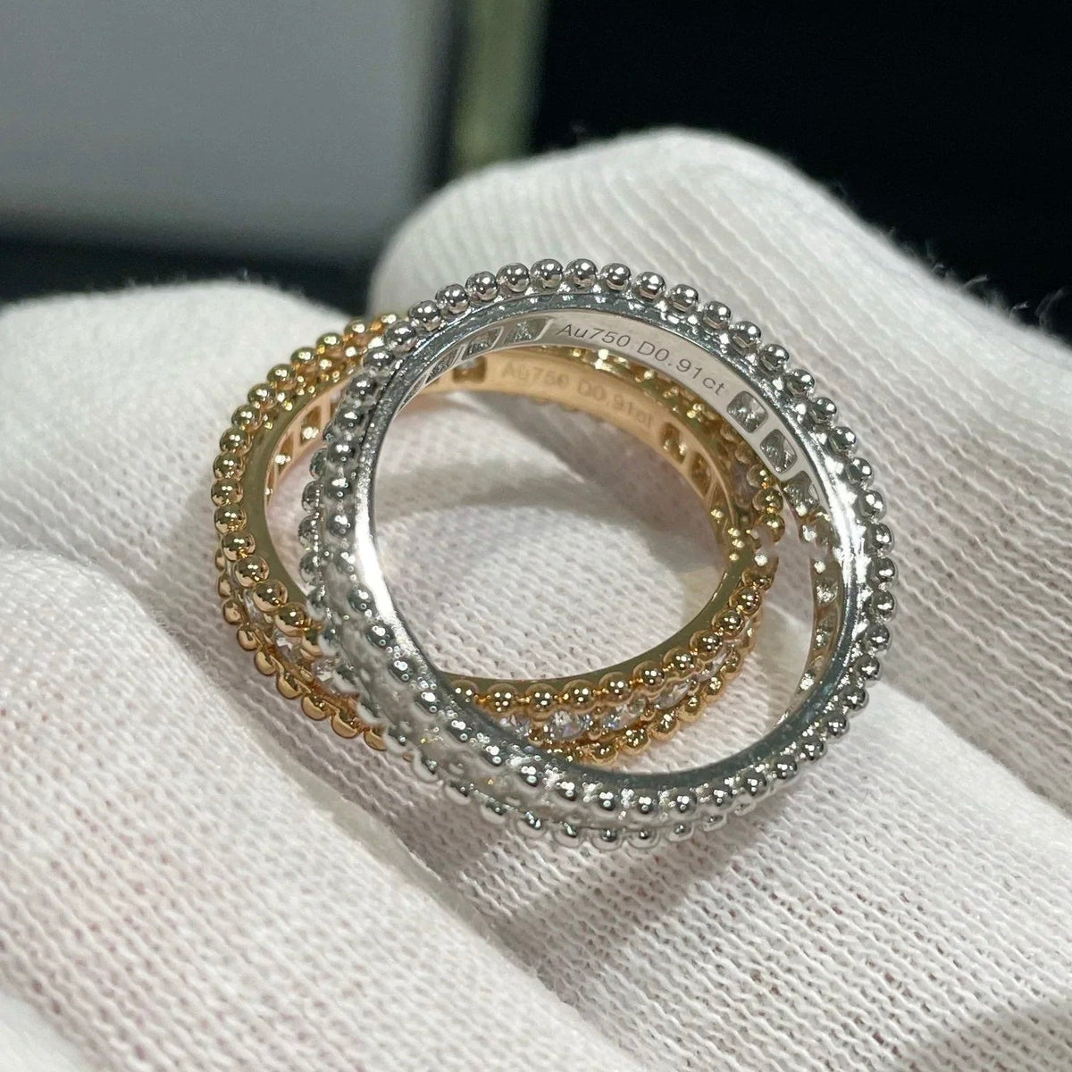 [⭐Hevara Jewelry]PERLEE DIAMOND ROSE GOLD RING