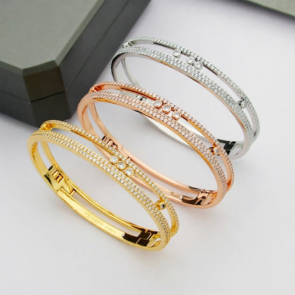 [⭐Hevara Jewelry]Move Romane pavé bangle