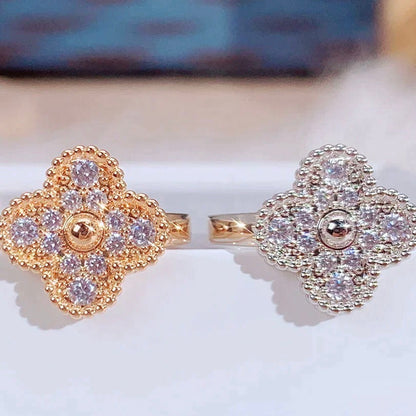 [⭐Hevara Jewelry]CLOVER DIAMOND RING