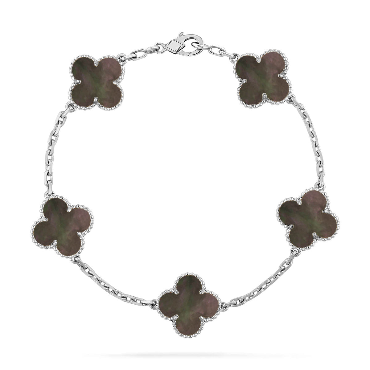 [⭐Hevara Jewelry] CLOVER 5 MOTIF GRAY MOP BRACELET COLLECTION