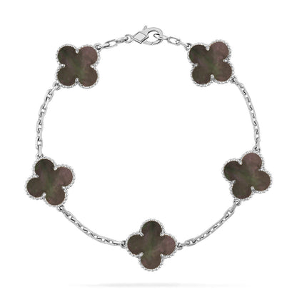 [⭐Hevara Jewelry] CLOVER 5 MOTIF GRAY MOP BRACELET COLLECTION