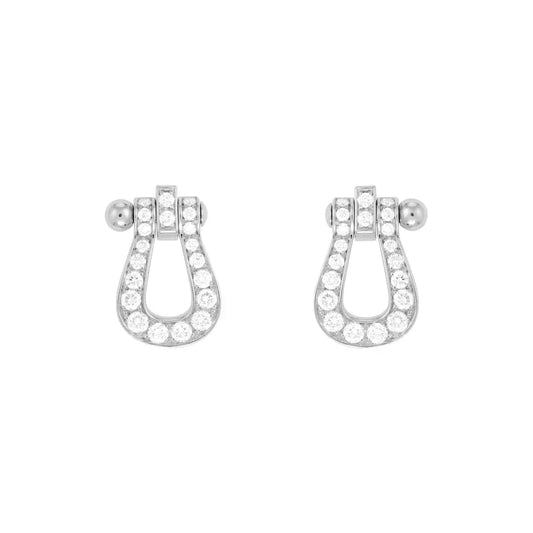 [⭐Hevara Jewelry]FORCE 10 FULL DIAMOND STUD EARRINGS MINI MODEL