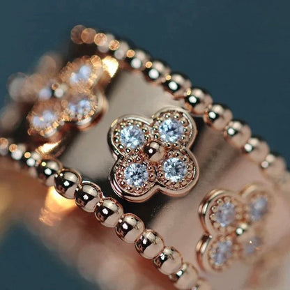 [⭐Hevara Jewelry]CLOVER KALEIDOSCOPE RING 10MM