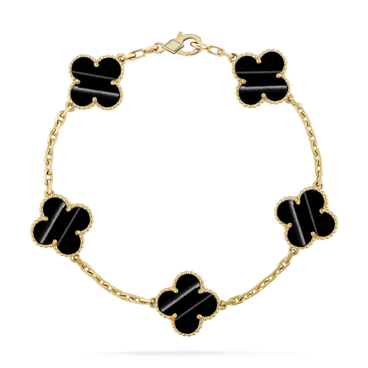 [⭐Hevara Jewelry] CLOVER 5 MOTIF PULSAR STONE BRACELET COLLECTION