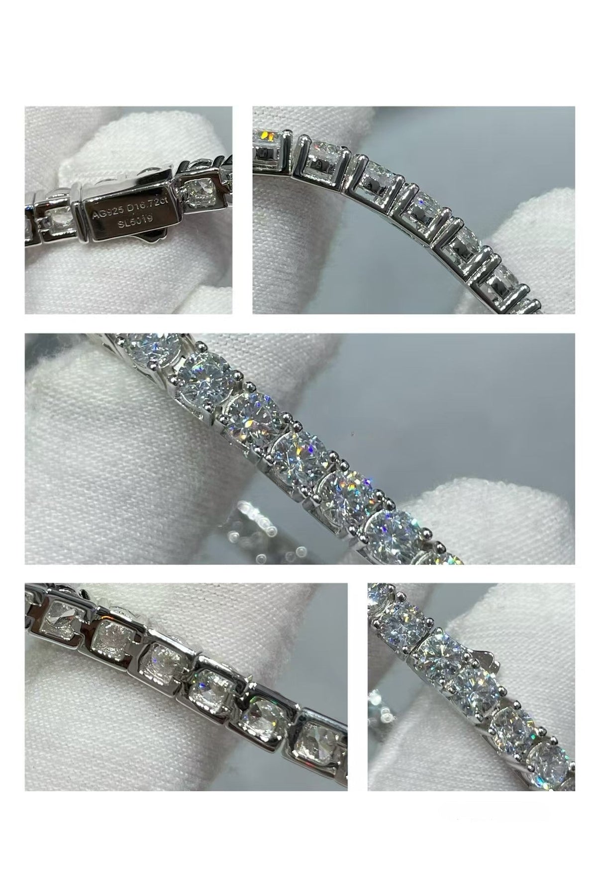 [⭐Hevara Jewelry jewelrys]TENNIS BRACELET WITH FULL DIAMOND SETTING