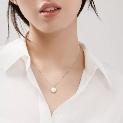 [Hevara Jewelry]BALL PENDANT 12.75MM NECKLACE