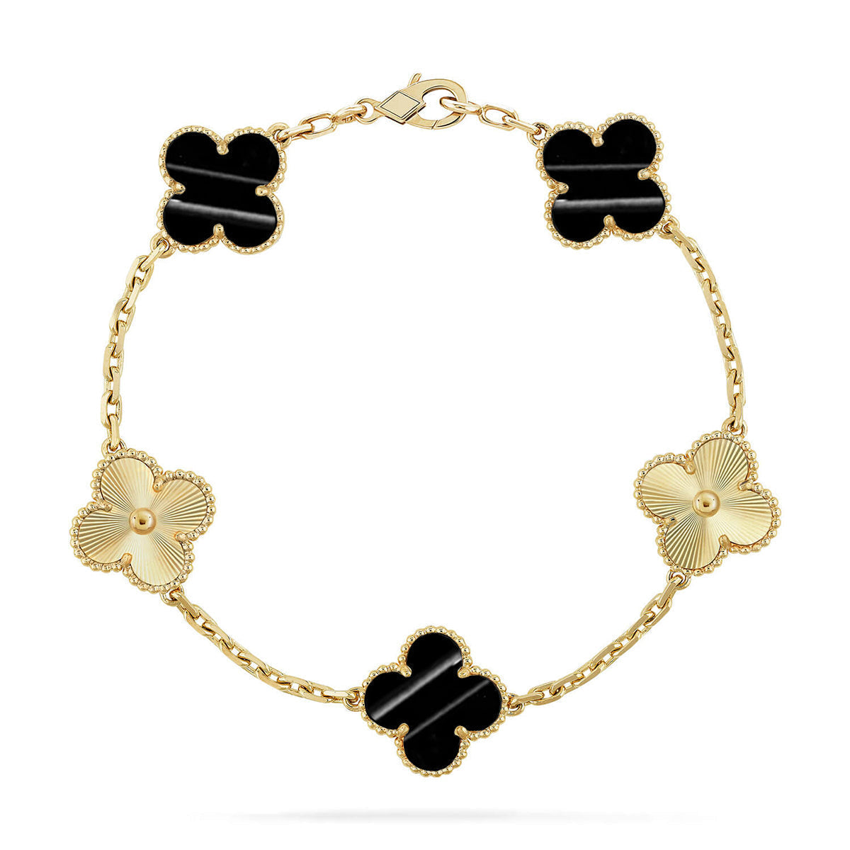 [⭐Hevara Jewelry] CLOVER 5 MOTIF PULSAR STONE BRACELET COLLECTION