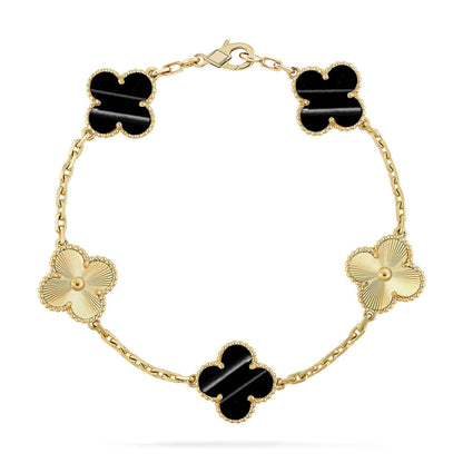 [⭐Hevara Jewelry] CLOVER 5 MOTIF PULSAR STONE BRACELET COLLECTION