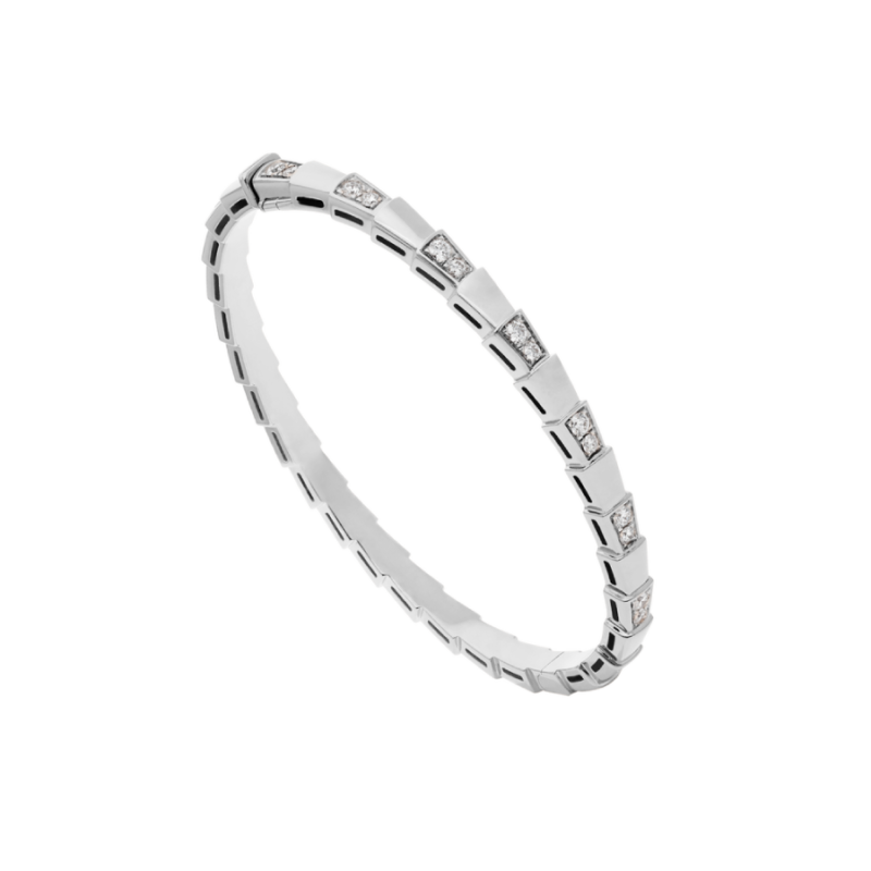 [⭐Hevara Jewelry]SERPENTI BRACELET SILVER DIAMOND