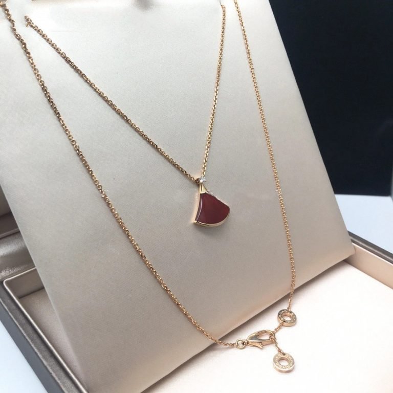 [⭐Hevara Jewelry]DREAM NECKLACE CARNELIAN 1 DIAMOND