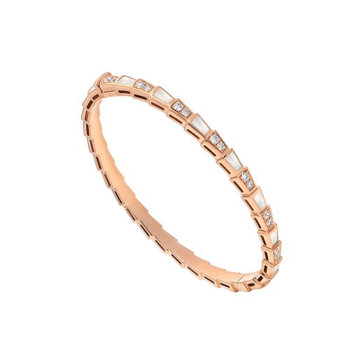 [⭐Hevara Jewelry]SERPENTI BRACELET PINK GOLD MOP DIAMOND