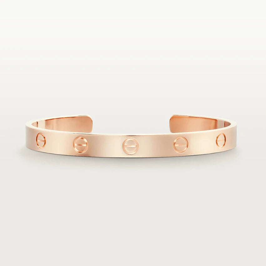 [⭐Hevara Jewelry]LOVE BRACELET 6.1MM OPEN CUFF