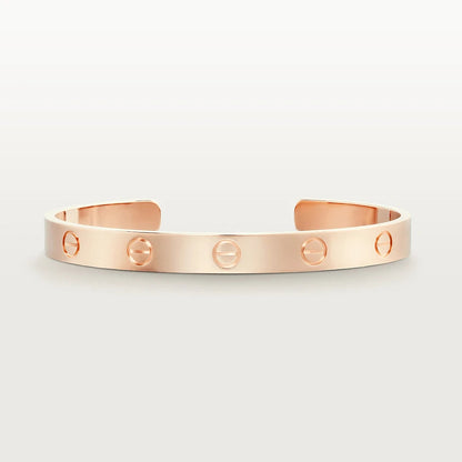 [⭐Hevara Jewelry]LOVE BRACELET 6.1MM OPEN CUFF