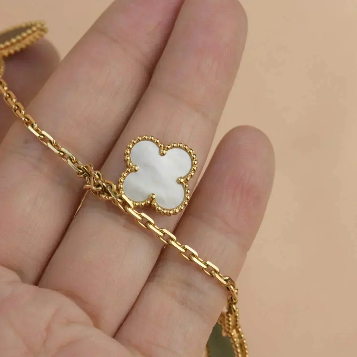 [⭐Hevara Jewelry]LUCKY SPRING 5 MOTIF GOLD BRACELET