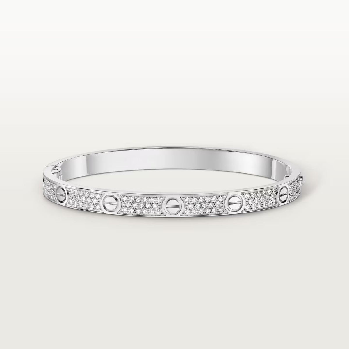 [⭐Hevara Jewelry]LOVE BRACELET 4.8MM DIAMOND-PAVED