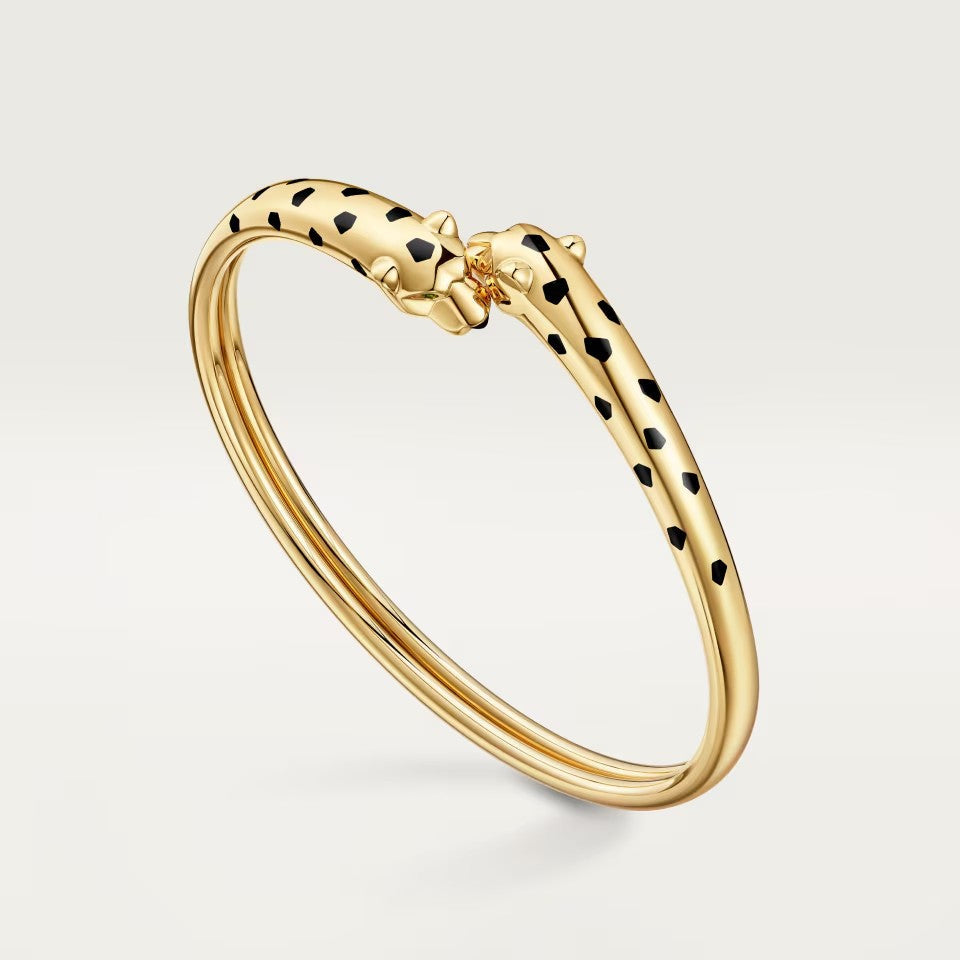 [⭐Hevara Jewelry]PANTHERE DOUBLE HEADED OPEN BRACELET