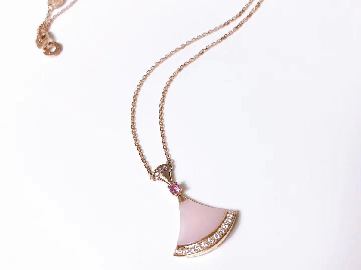 [⭐Hevara Jewelry]DREAM NECKLACE PINK MOP DIAMOND