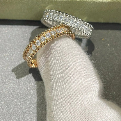 [⭐Hevara Jewelry]PERLEE DIAMOND SILVER RING