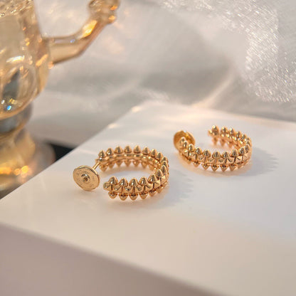 [⭐Hevara Jewelry]CLASH SMALL HOOP EARRINGS