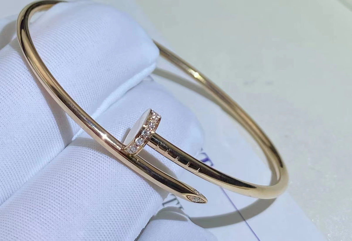 [⭐Hevara Jewelry]JUSTE BRACELET 2.5MM DIAMONDS
