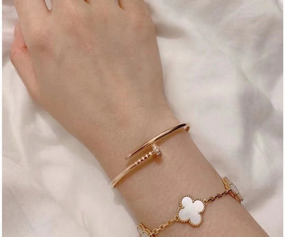 [⭐Hevara Jewelry]JUSTE BRACELET 2.5MM DIAMONDS