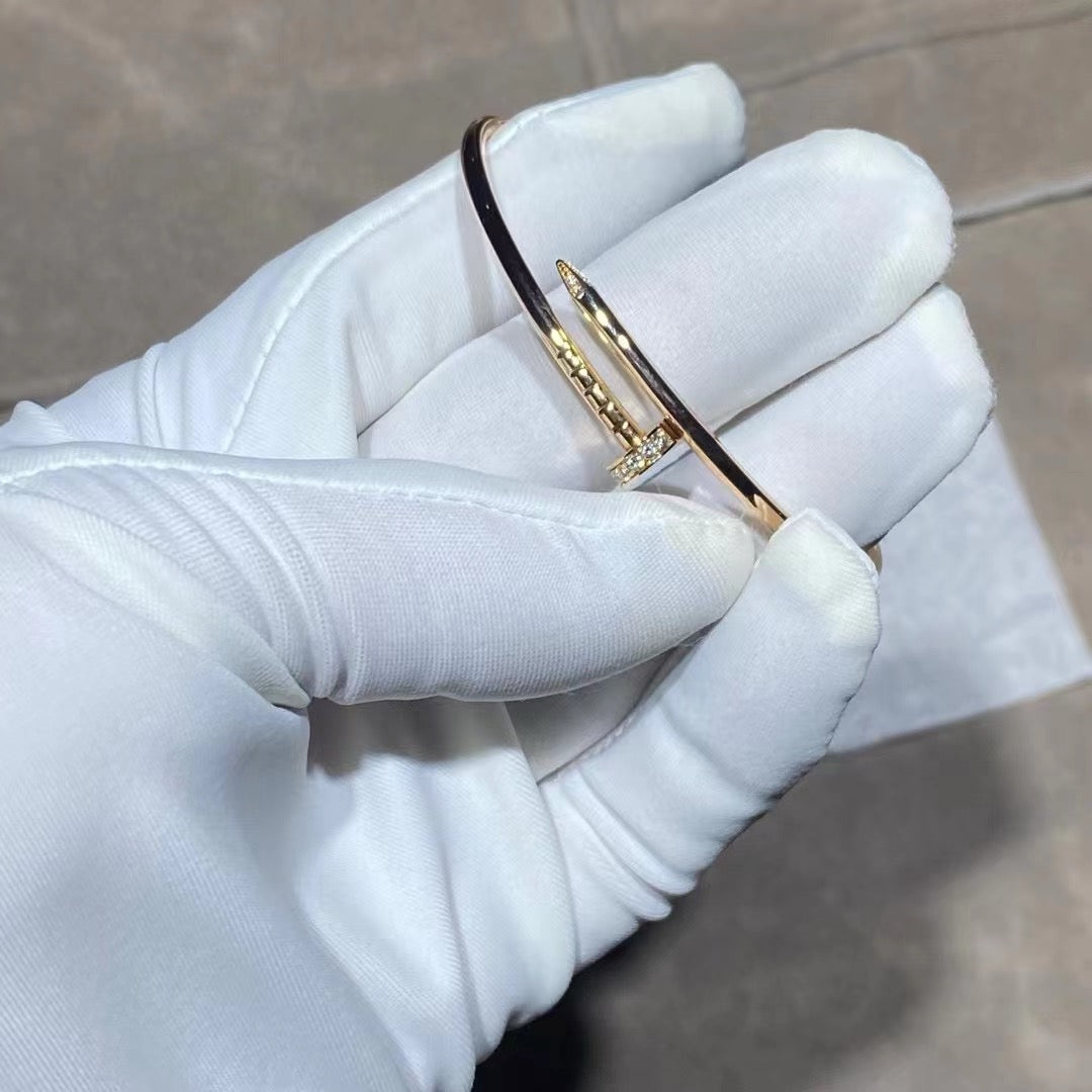 [⭐Hevara Jewelry]JUSTE BRACELET 2.5MM DIAMONDS