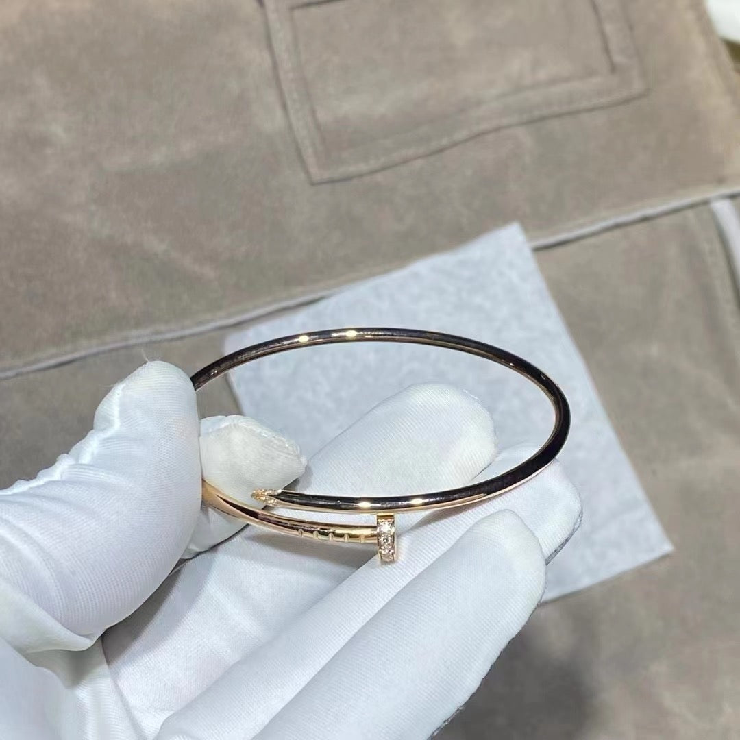 [⭐Hevara Jewelry]JUSTE BRACELET 2.5MM DIAMONDS