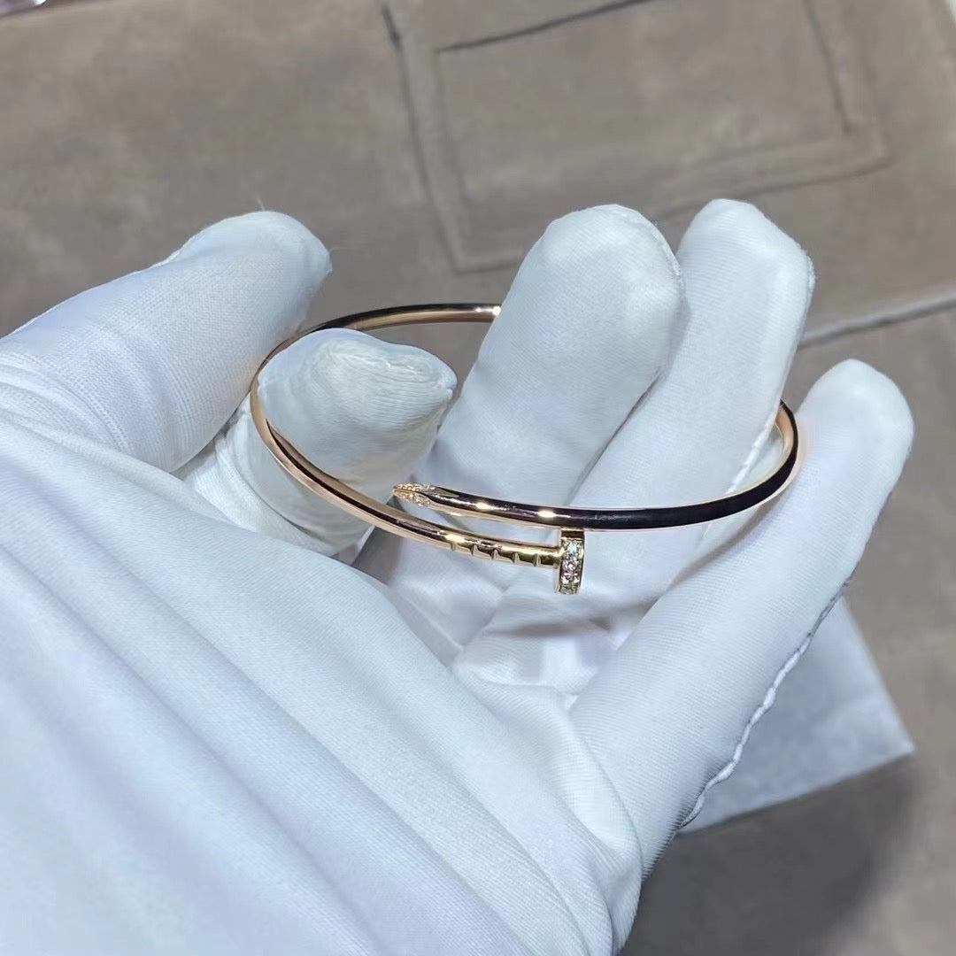 [⭐Hevara Jewelry]JUSTE BRACELET 2.5MM DIAMONDS
