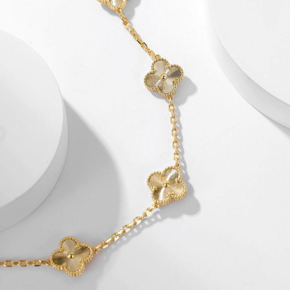 [⭐Hevara Jewelry]CLOVER 10 MOTIFS LASER NECKLACE